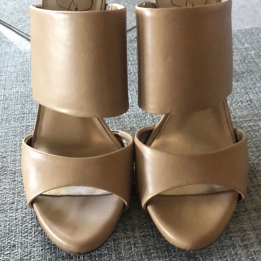 Stiletto Wide Strap Sandals